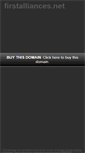 Mobile Screenshot of firstalliances.net